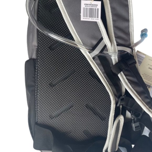 2L Hydration Backpack Gray Removable Water Bladder, Pockets Adjustable Straps - Picture 11 of 15